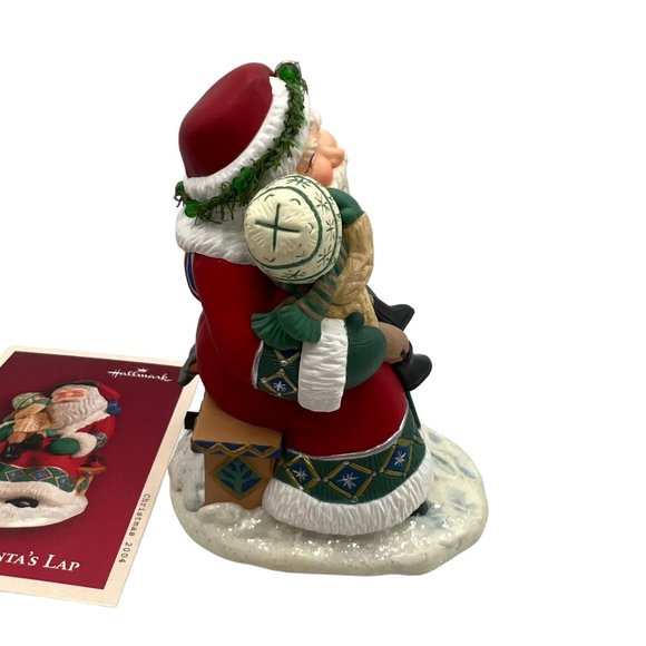 Hallmark Keepsake Ornament Sittin On Santas Lap Record Childs Voice Holiday 2004 - Picture 5 of 9